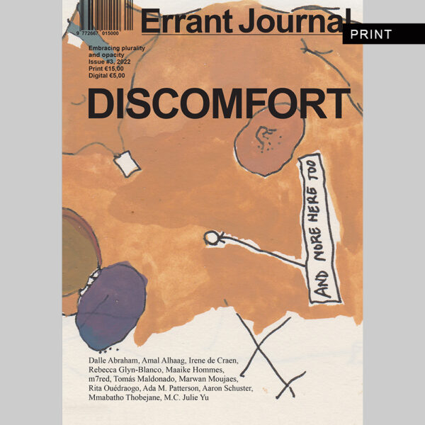 Errant Journal #3 DISCOMFORT - Print