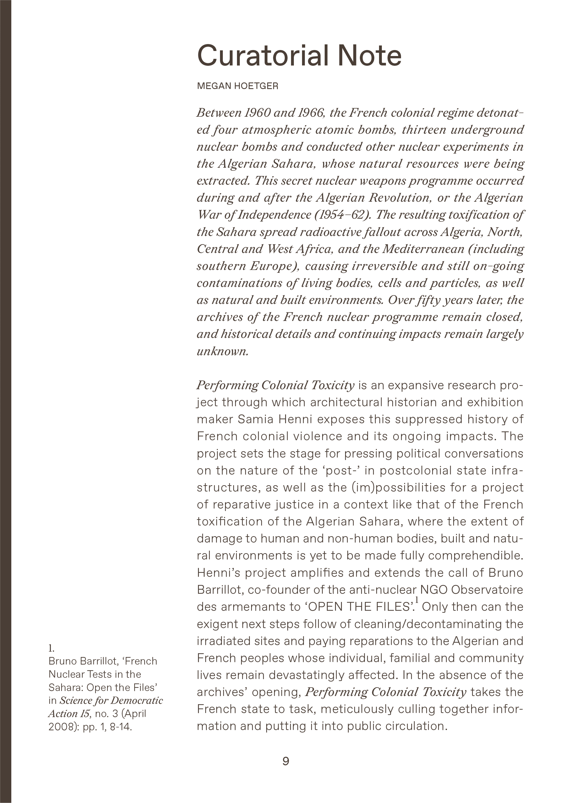 Performing Colonial Toxicity - Digital - Image 2