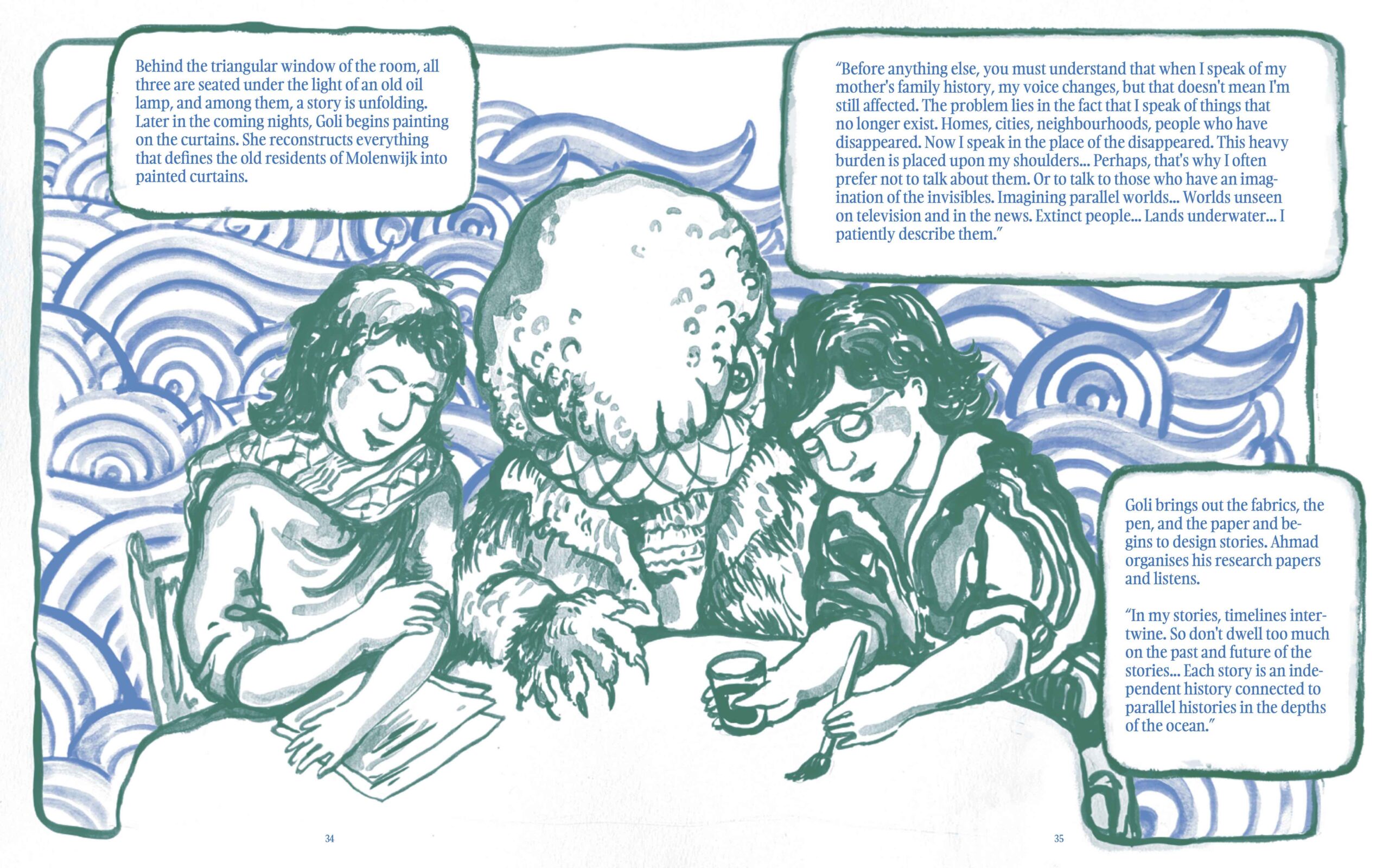 Graphic Novel - Walvistraan: A Love Story in a Time of Extinction and Isolation - Image 5